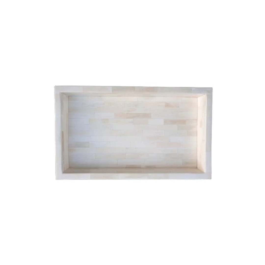 Handmade Customized Bone Inlay Serving Tray