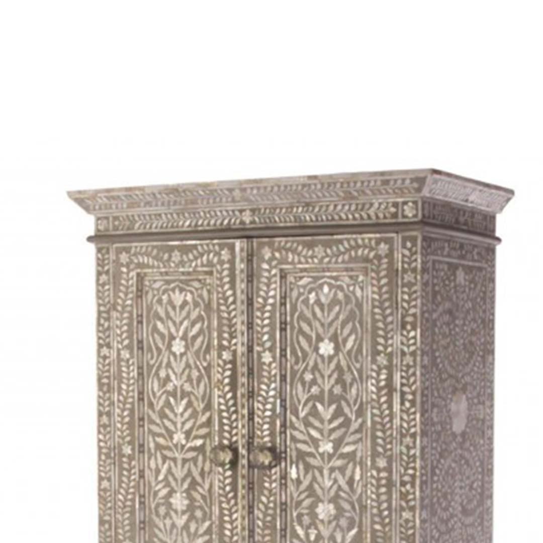 Mother Of Pearl Wardrobe - Floral/ Grey