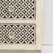Bone Inlay Chest Of 3 Drawers, Eye Pattern In Black
