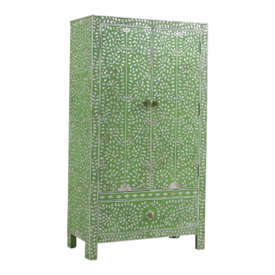 Mother Of Pearl Wardrobe - Floral Pattern