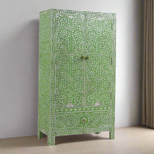 Mother Of Pearl Wardrobe - Floral Pattern