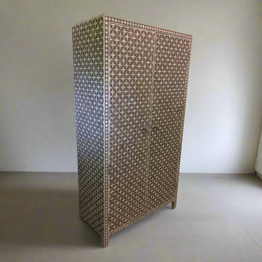 Mother Of Pearl Wardrobe - Star Eye  Pattern