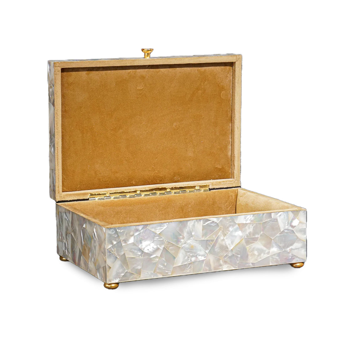 Handmade Mother Of Pearl Jewelry Box