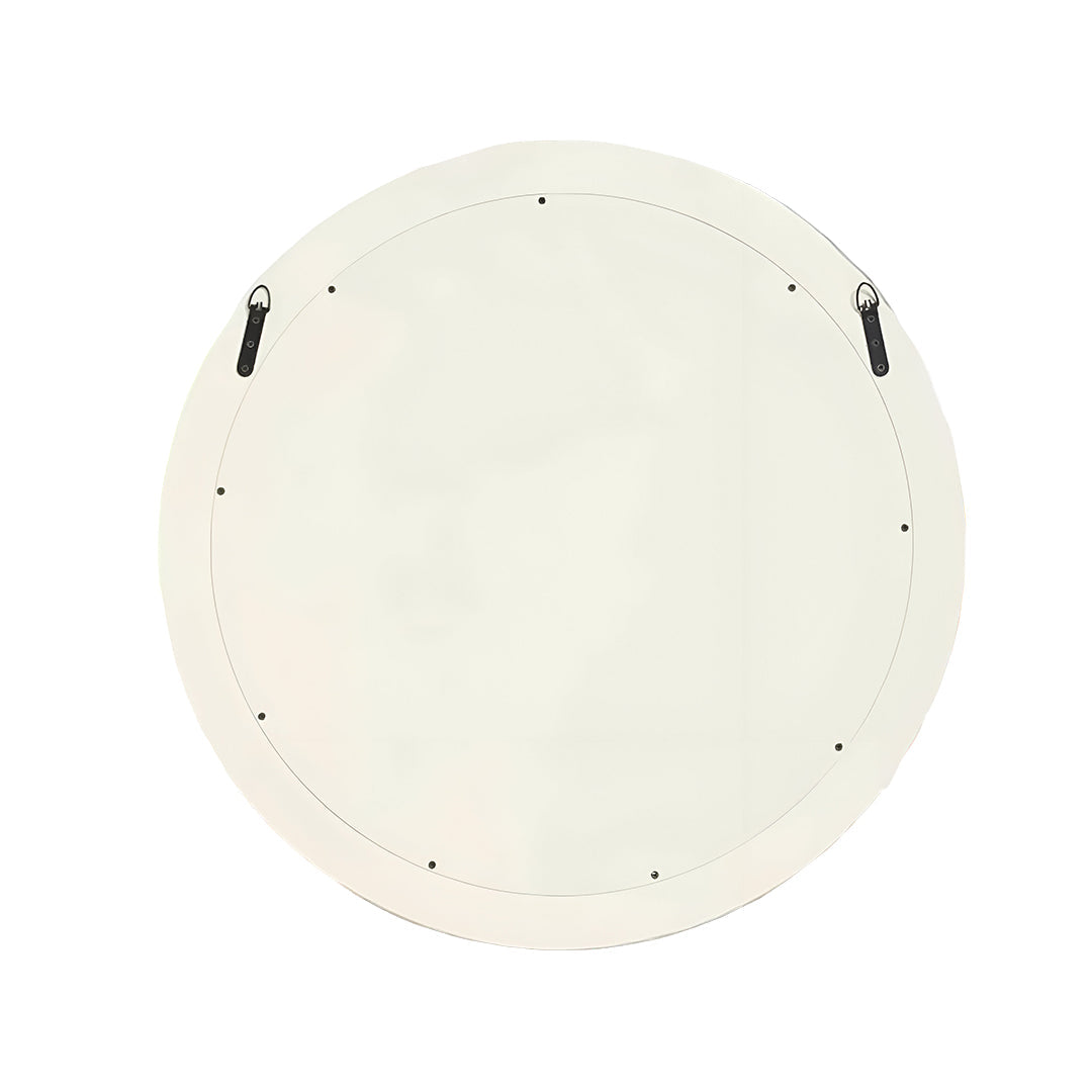 Custom Handmade Round Mirror Frame with Mother of Pearl Inlay – Beautiful Wall Décor