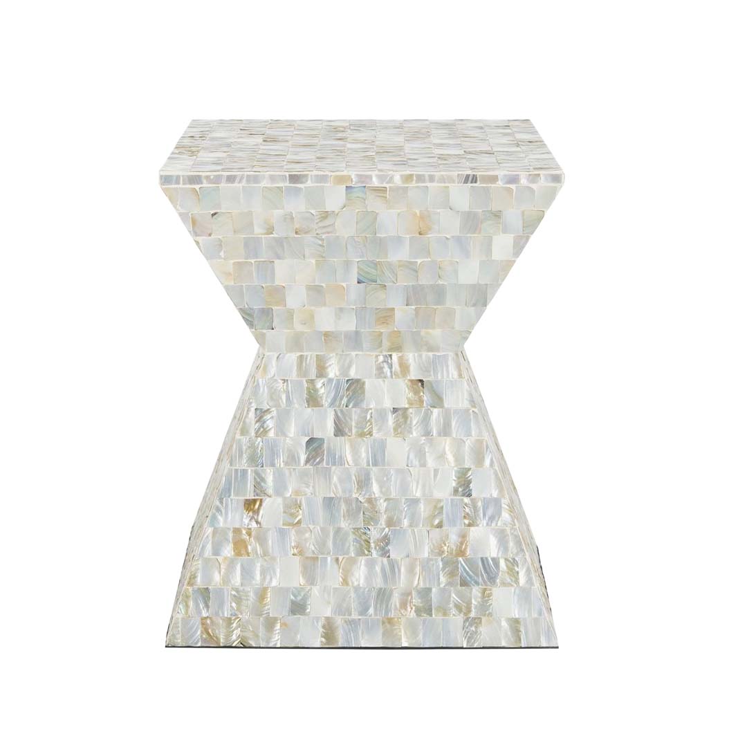 Handmade Mother of Pearl Stool