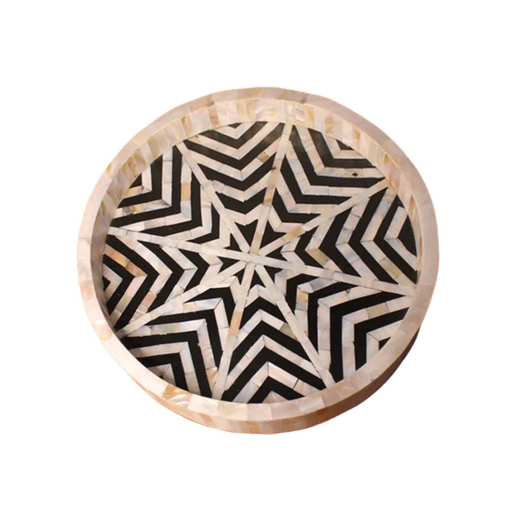 Handmade Customized Mother of Pearl Serving Tray