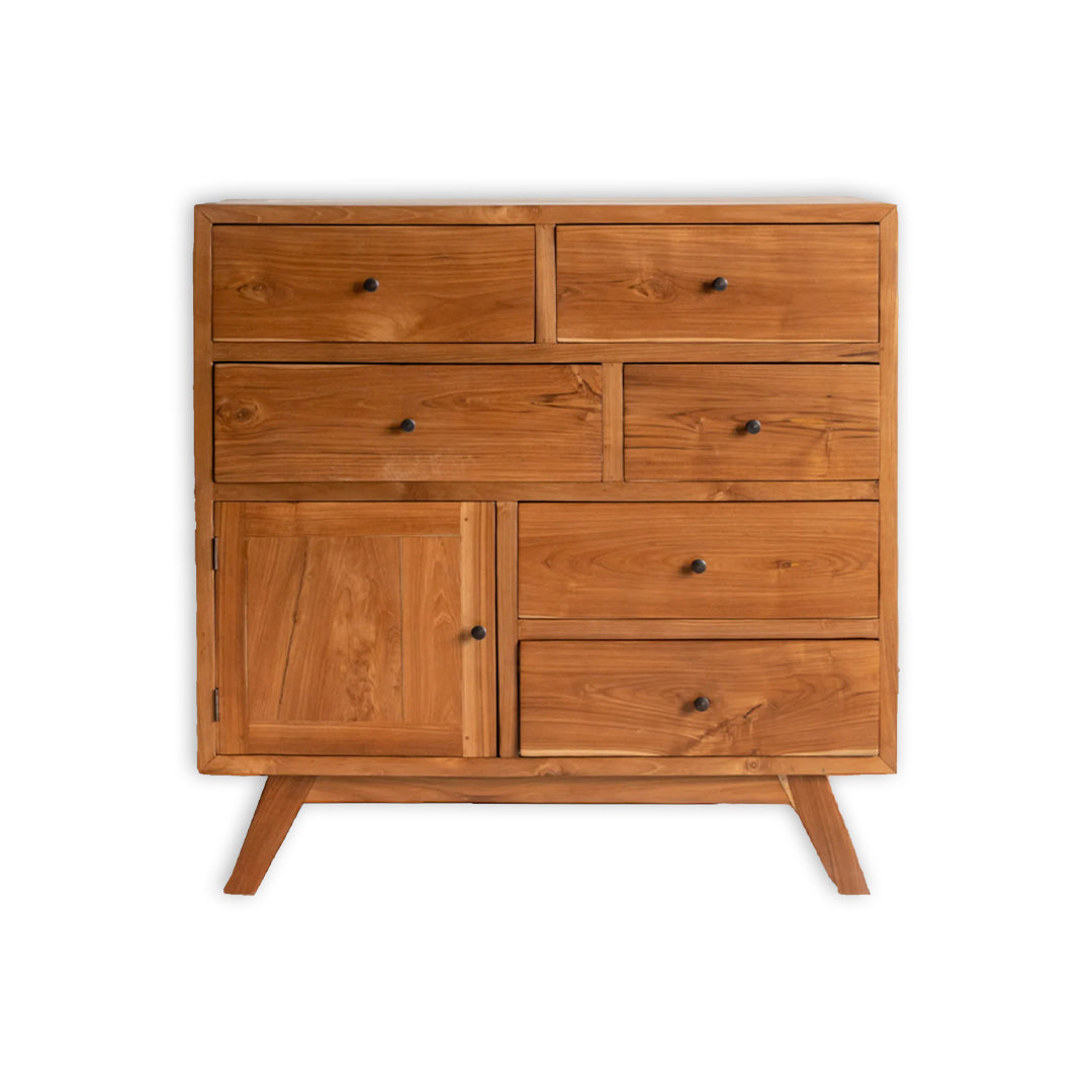 Classic 7-Drawer Wooden Chest / Timeless Storage Solution