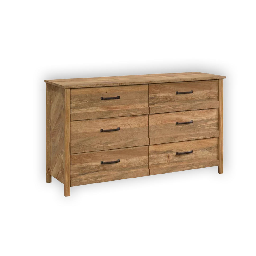 Classic 6-Drawer Wooden Chest / Timeless Storage Solution