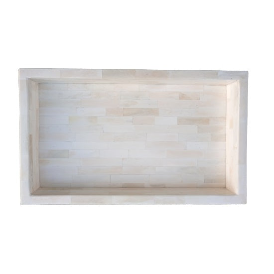 Handmade Customized Bone Inlay Serving Tray