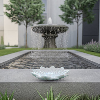 Lotus Marble Urli Bowl – Handcrafted Catchall for Jewelry, Keys & Decor