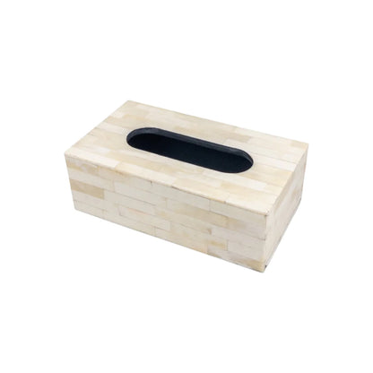 Customized Handmade Bone Inlay Tissue Box