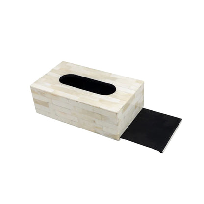 Customized Handmade Bone Inlay Tissue Box