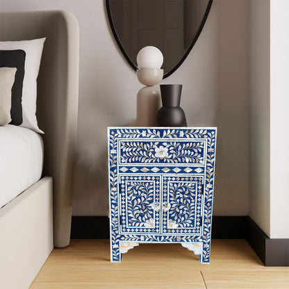 Handmade Customized Mother of Pearl Bedside Table