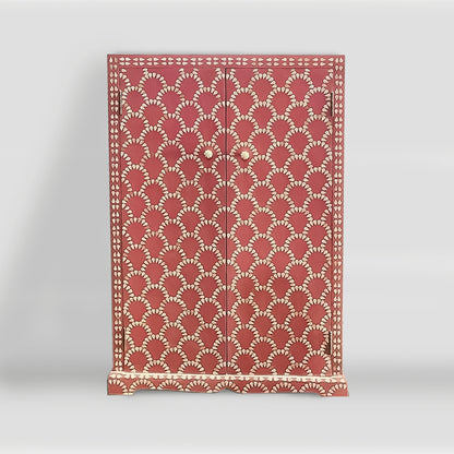 Handmade Bone Inlay Two Door Wardrobe /Armories Best For Home Decor