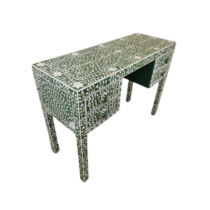 Handmade Customized Mother of Pearl 4 Drawer Console Table