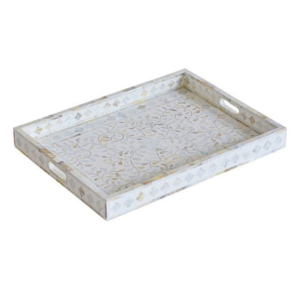 Handmade Customized Mother of Pearl Tray Rectangle