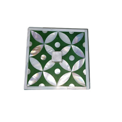 Beautifully Hand Crafted Mother of Pearl Coaster Set Ready to Ship Perfect gift for loved ones