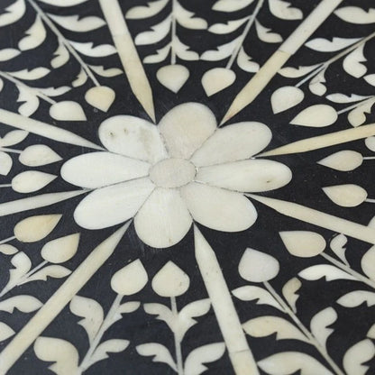 Handmade Customized  Bone Inlay Round Dinning Table