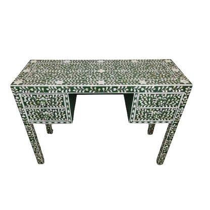 Handmade Customized Mother of Pearl 4 Drawer Console Table
