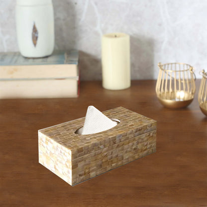 Mother of Pearl tissue box