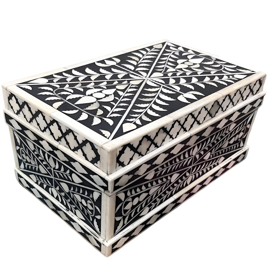 Luxury Handmade Bone Inlay Storage Box