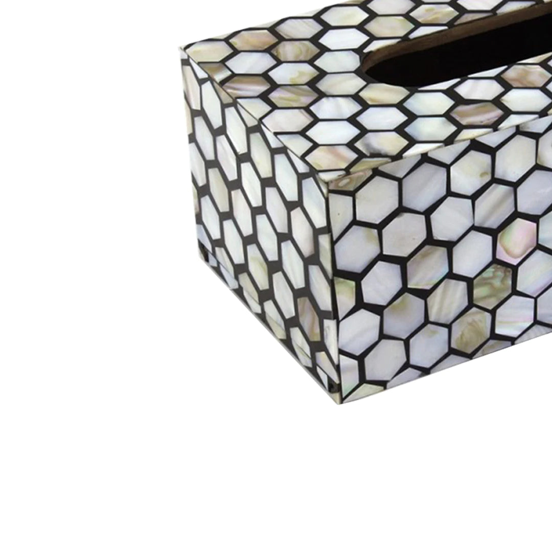 Decorative Mother of Pearl tissue cove