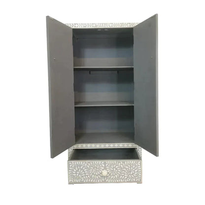 Personalized Handmade Bone Inlay Antique Floral Wardrobes Best For Home
