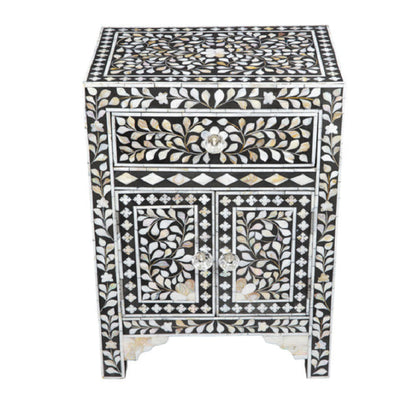Handmade Customized Mother of Pearl Bedside Table
