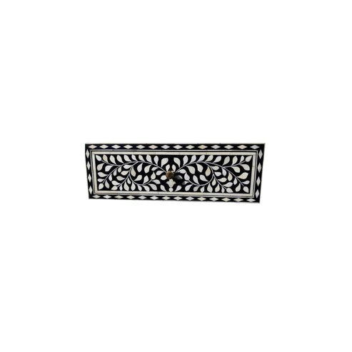 Handmade Customized Bone Inlay Floating Bedside