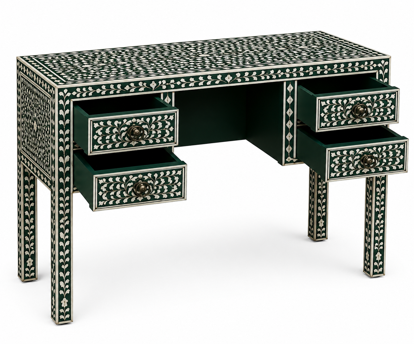 Premium Mother of Pearl Inlay Console Table for Home Office