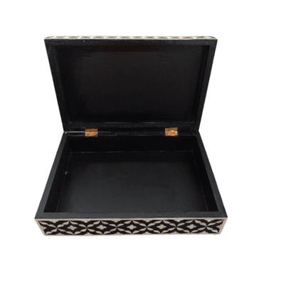 Customized Bone Inlay Handmade Moroccan Pattern Jewelry Box