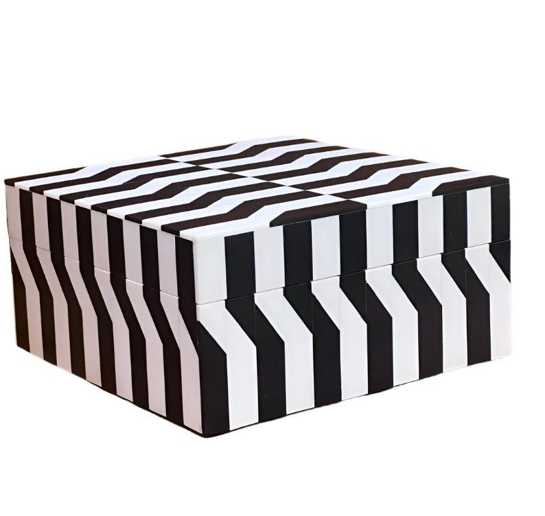 Luxury handmade bone inlay jewelry box for jewelry and accessory storage