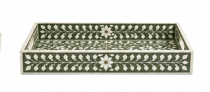 Bone Inlay Serving Tray 