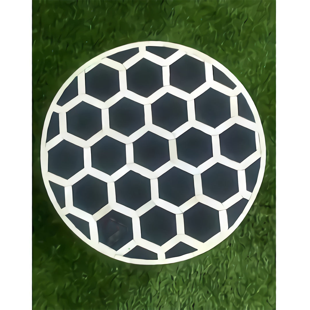 Black Bone Inlay Honeycomb Pattern Designer Handmade Personalized Stool