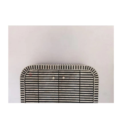 Handmade Bone Inlay Customized Waterfall Console Table