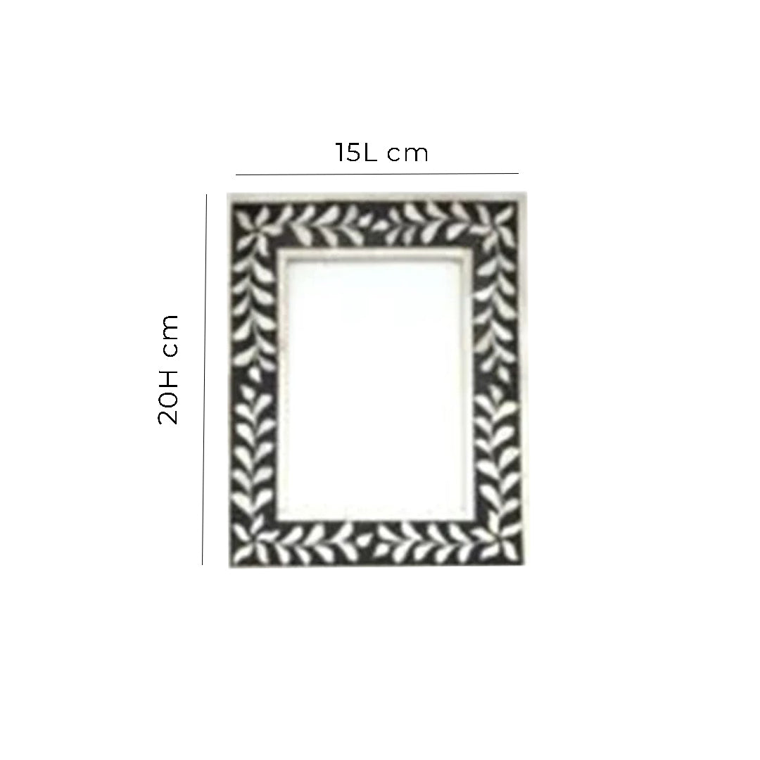 Handmade Bone Inlay Photo Frame
