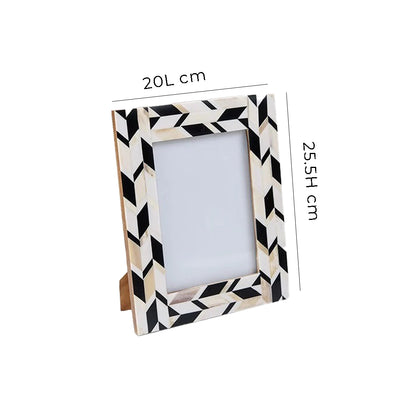 Handmade Customized Bone Inlay Photo Frame