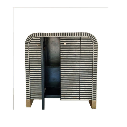 Handmade Bone Inlay Customized Waterfall Console Table