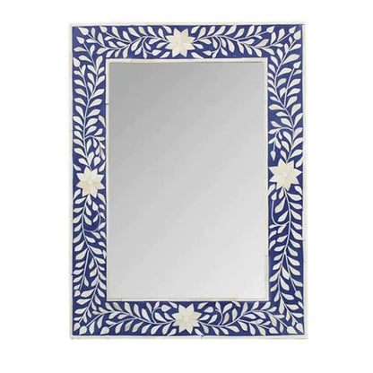 Handmade Customized  Bone Inlay Rectangular Mirror Frame