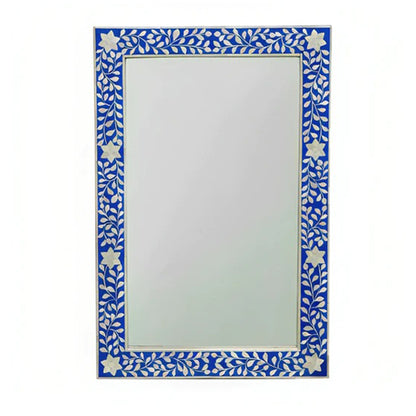 Handmade Customized  Bone Inlay Rectangular Mirror Frame