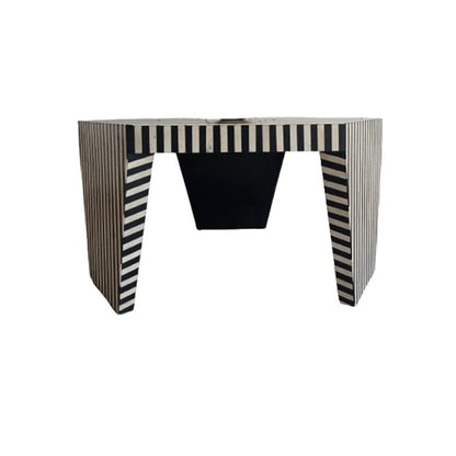 Handmade Customized Bone Inlay Zebra Pattern Coffee Table