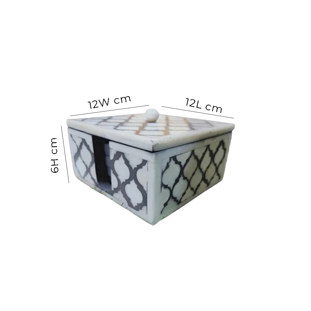 Beautifully Hand Crafted Bone Inlay Coaster Set Ready to Ship Best gift for loved ones