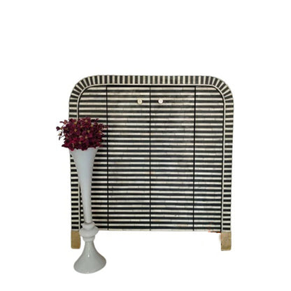 Handmade Bone Inlay Customized Waterfall Console Table