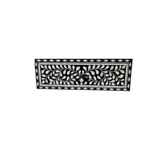Handmade Customized Bone Inlay Floating Bedside
