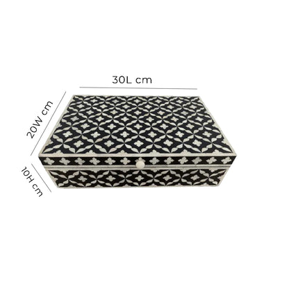 Customized Bone Inlay Handmade Moroccan Pattern Jewelry Box
