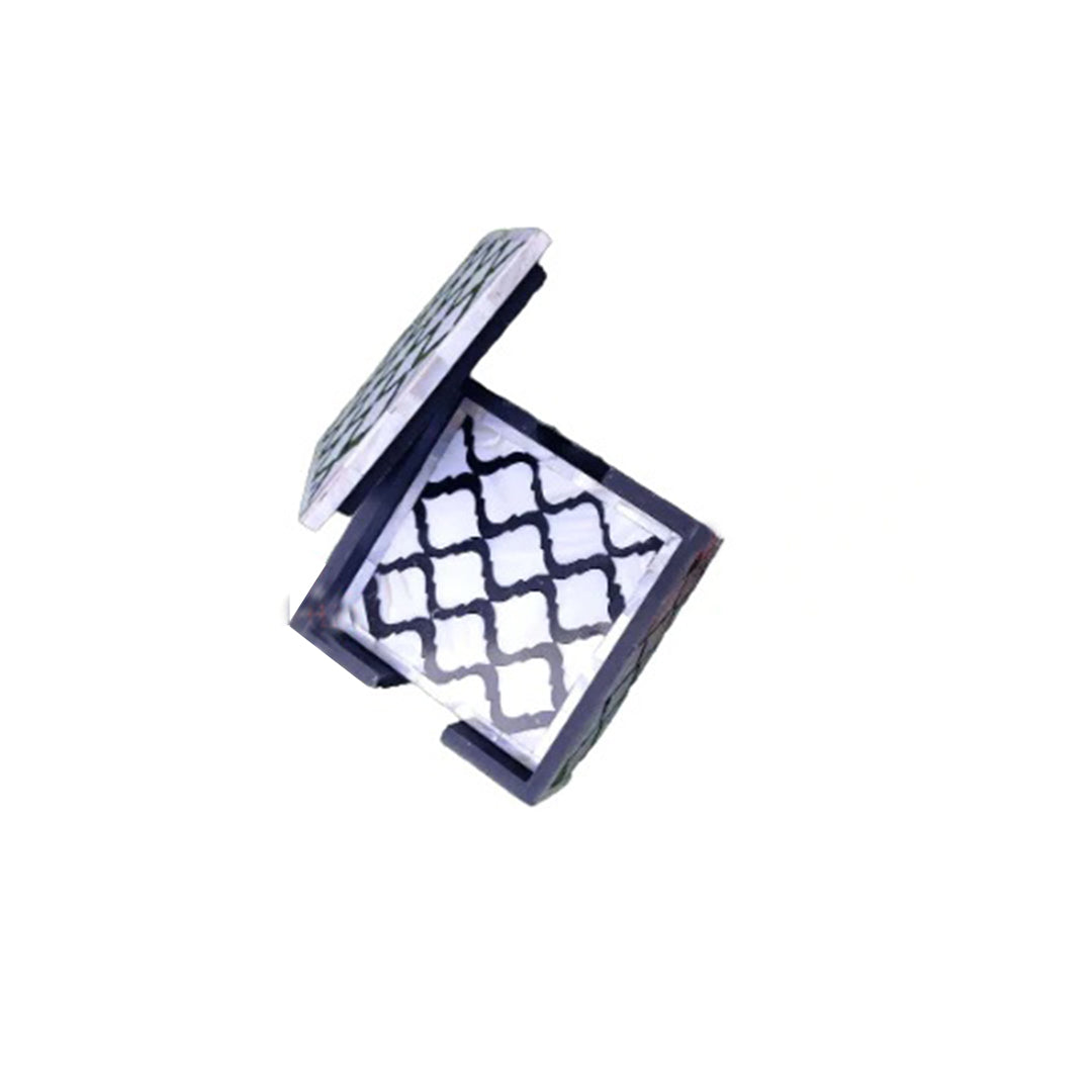 Beautifully Hand Crafted Mother of pearl Coaster Set Perfect gift for loved ones