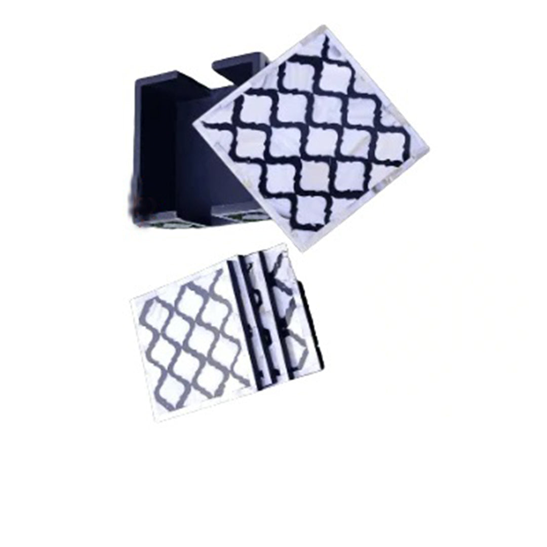 Beautifully Hand Crafted Mother of pearl Coaster Set Perfect gift for loved ones