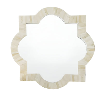 Custom Bone Inlay Mirror Frame for Modern Interiors