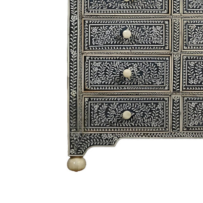 Bone Inlay Chest of 8 Drawers