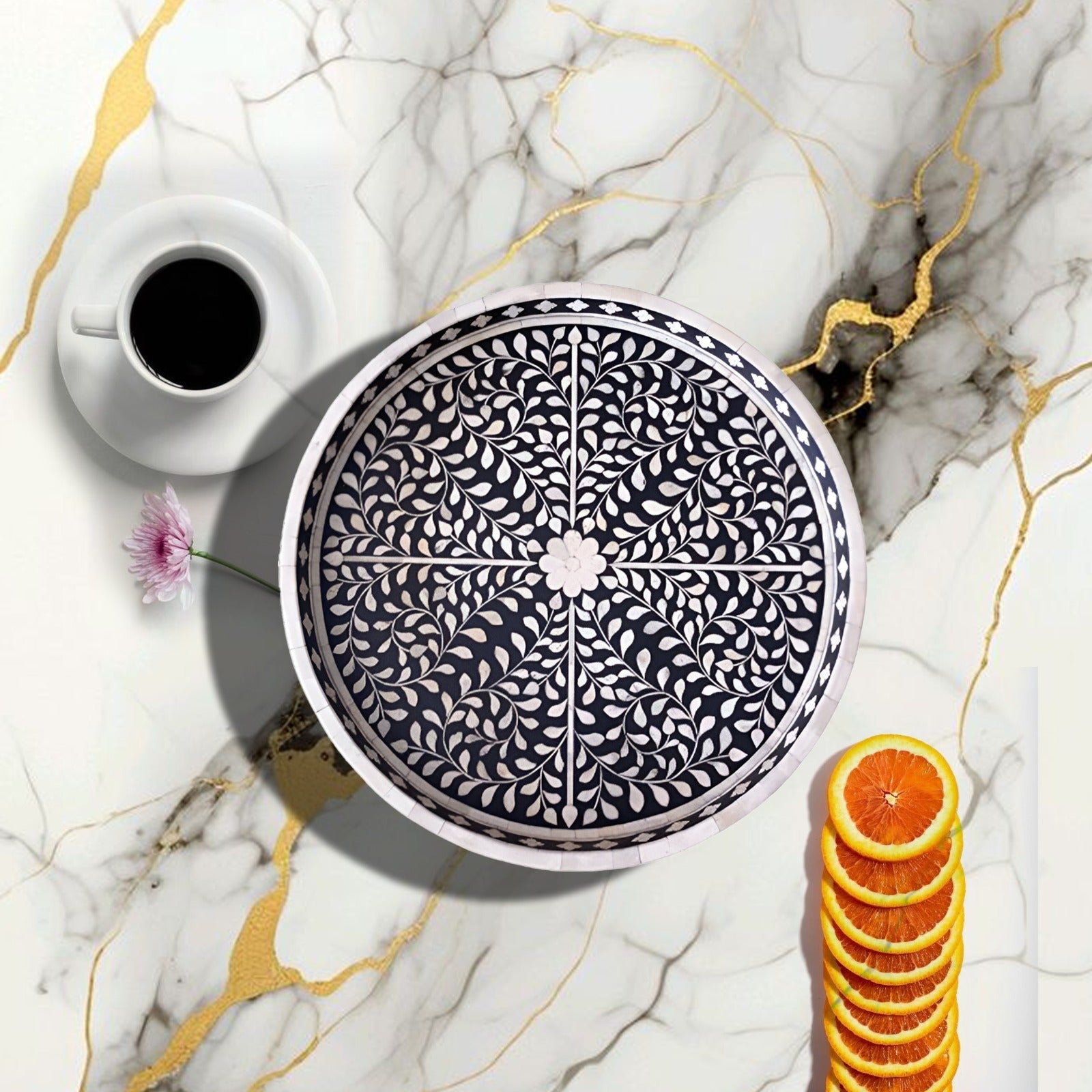 Bone Inlay Trays | Handcrafted Luxury Serving & Decorative Trays – Bone ...